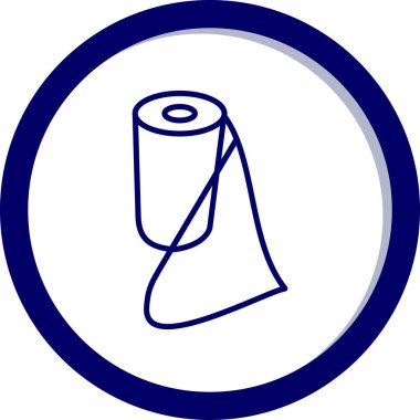 rulo simge vektör illüstrasyonu