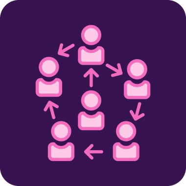 İnsan simgesinin vektör illüstrasyonu