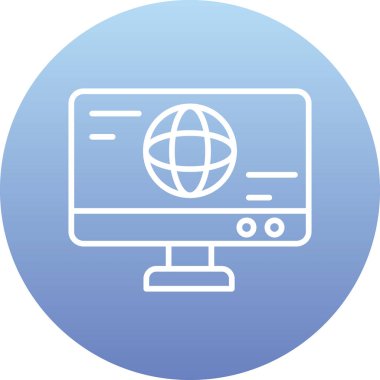 seo modern simgesinin vektör illüstrasyonu