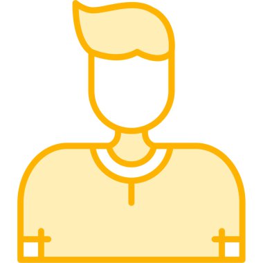 avatar erkek kullanıcı simgesi - özet biçimi