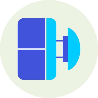 Ses. Web simgesi basit illüstrasyon