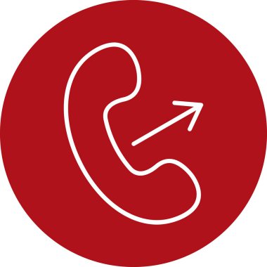 Telefon simgesi vektör illüstrasyonu