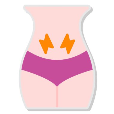 Bikini mayo. Beyaz arkaplanda vektör illüstrasyonu