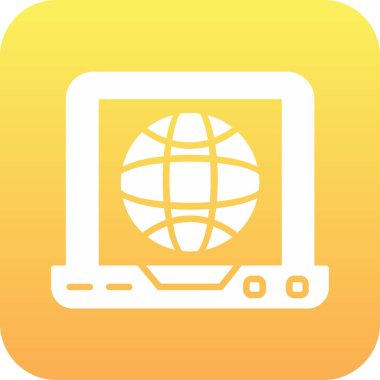 bilgisayar simgesi vektör illüstrasyonu