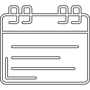 Pano simgesi. Web tasarımı için pano vektör simgelerinin özet çizimi