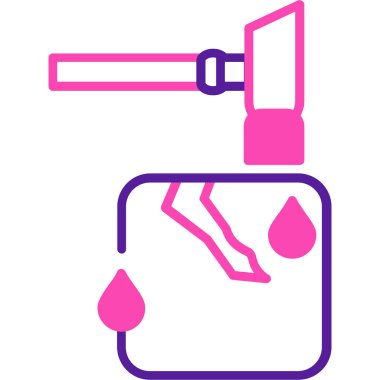 Test tüpüyle bir damla kan.