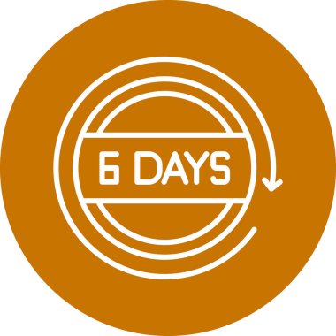 Modern simgenin vektör illüstrasyonu