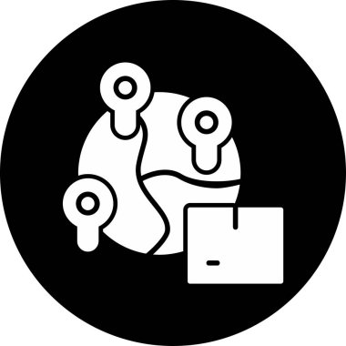 seo modern simgesinin vektör illüstrasyonu