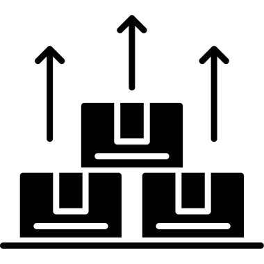 veri merkezi vektör çizgisi simgesi