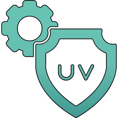 kalkan ikon vektör illüstrasyonu