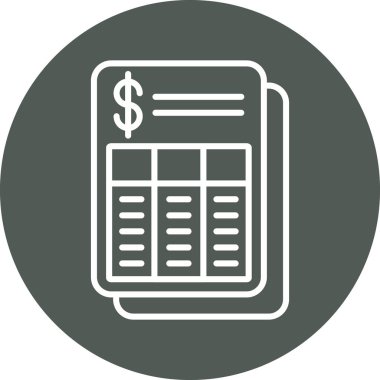 Bill Doları simgesi, vektör illüstrasyon tasarımı