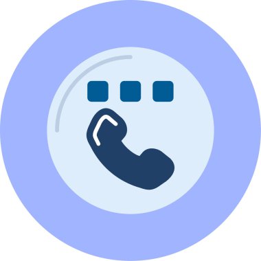 Çağrı merkezi. Web simgesi vektör illüstrasyonu