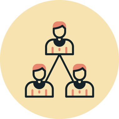 İnsan simgesinin vektör illüstrasyonu