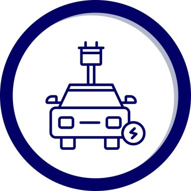 - Araba. Web simgesi basit tasarım