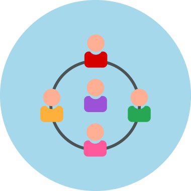 topluluk grup vektör simgesi