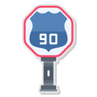 Trafik ışığı simgesi, vektör illüstrasyon tasarımı