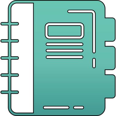 dosya dizini simgesi, vektör illüstrasyon tasarımı