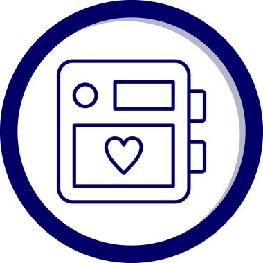 Modern simgenin vektör illüstrasyonu