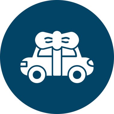 Hediye. Web simgesi basit illüstrasyon