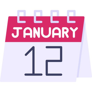 Şubat 2 - takvim simgesi - vektör illüstrasyonu