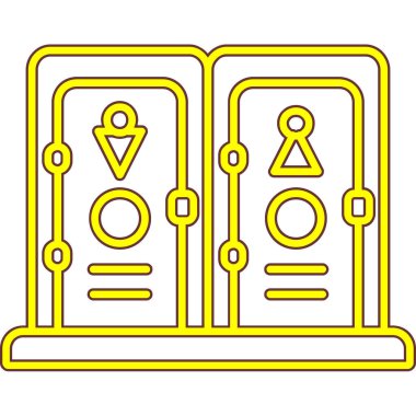 Modern bir simgenin vektör illüstrasyonu