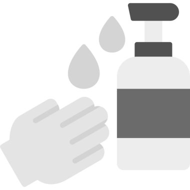 Dezenfektan. Web simgesi vektör illüstrasyonu