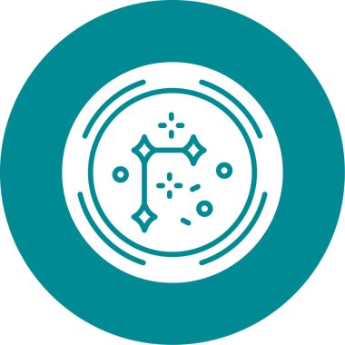 Bir pusula simgesinin vektör illüstrasyonu