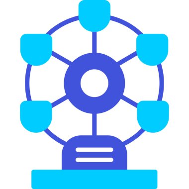 şebeke. Web simgesi basit illüstrasyon