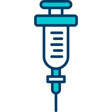Şırınga ikonu vektör çizimi