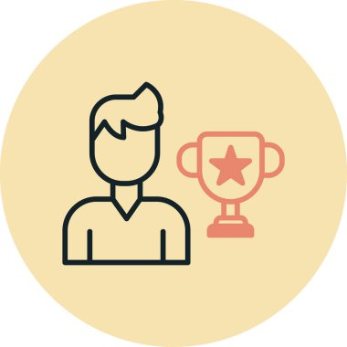 Vektör illüstrasyonu, simge ögesi biçimi