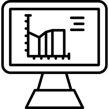Analizler. Web simgesi basit tasarım