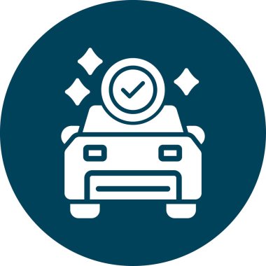 araba tamir servisi simgesi ana hatları biçiminde