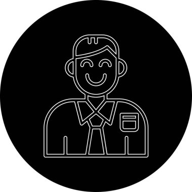 Modern simgenin vektör illüstrasyonu