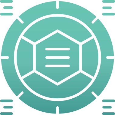 Benzersiz para vektör simgesi