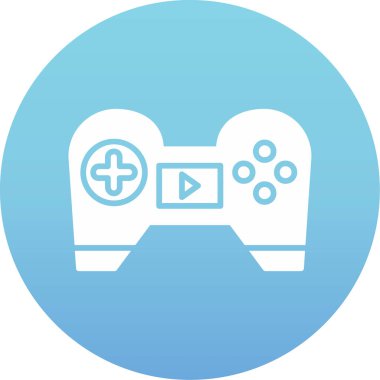 Oyun simgesinin vektör illüstrasyonu