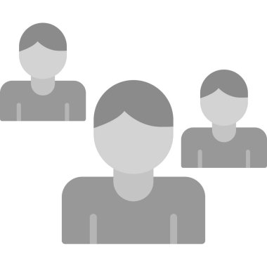 insanlar simge vektör illüstrasyonu