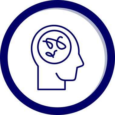 insan baş kutsal kişilerin resmi, vektör çizim