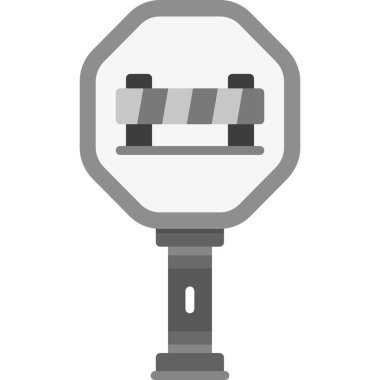 Yol simgesi vektör illüstrasyonu