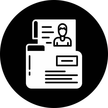 iş adamı simgesi, vektör illüstrasyonu