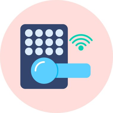 kablosuz uzaktan kumanda basit illüstrasyon, vektör illüstrasyonu