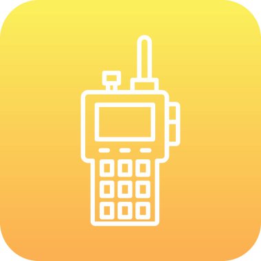 cep telefonu simgesi. vektör illüstrasyonu.