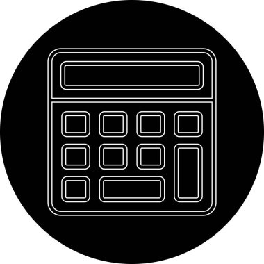 vektör hesap makinesi ico, vektör illüstrasyonu