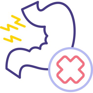 Tek bir uydunun tek bir izole edilmiş ikonunun ve beyaz arkaplanın vektör çizimi