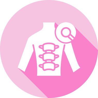 Kadın manken ikonu. Web için manken vektör simgelerinin basit illüstrasyonu