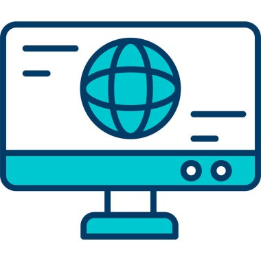 izleyici ikon vektör illüstrasyonu