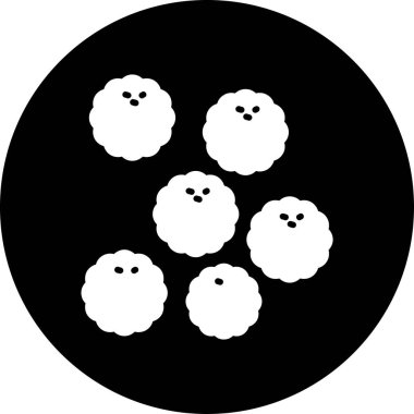 Tatlı panda çizgi filminin vektör çizimi