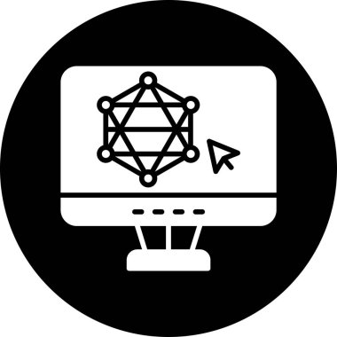 seo modern simgesinin vektör illüstrasyonu