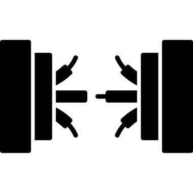 Halter simge vektör çizim