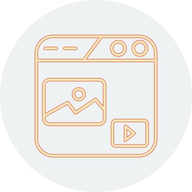 video kamera ikonu vektör illüstrasyon tasarımı