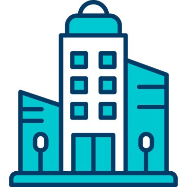 binalar vektör illüstrasyonunu oluşturuyor